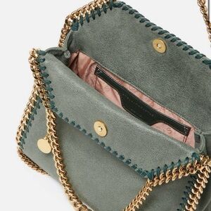 Stella McCartney mini Falabella
Stone green